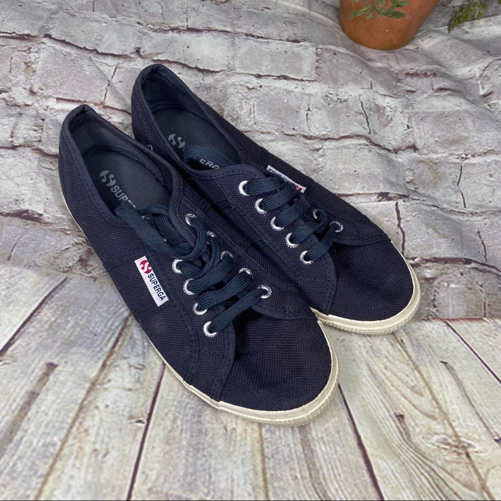Superga Casual Sneakers Navy White